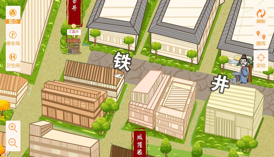 上街智慧景区：手绘地图与语音导览的完美融合